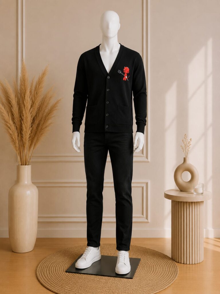 Cardigan Sandro Homme – Taille XS – Neuf